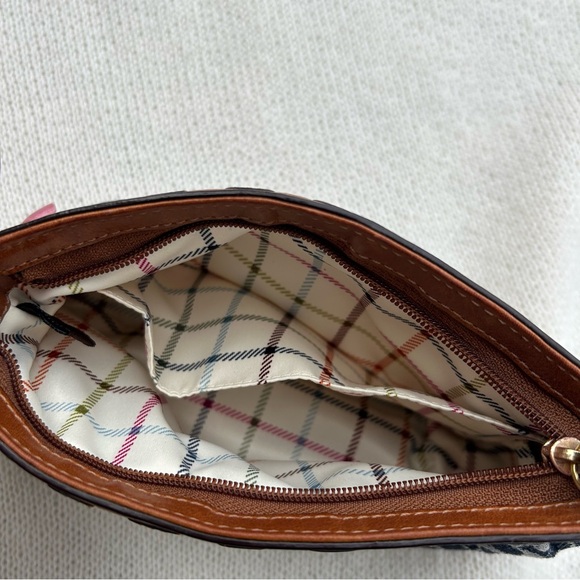 Rare Coach 2005 Signature Denim Wristlet with Leather Trim – Vintage Classic - Picture 6 of 6